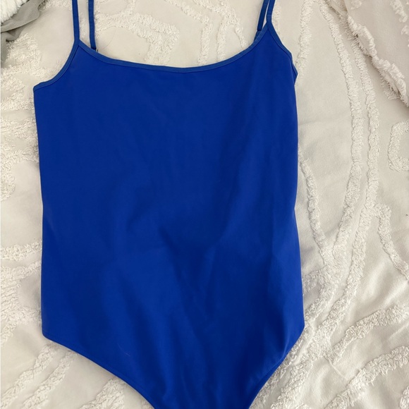 Free People Tops - Free People Royal Blue Spaghetti Strap Bodysuit